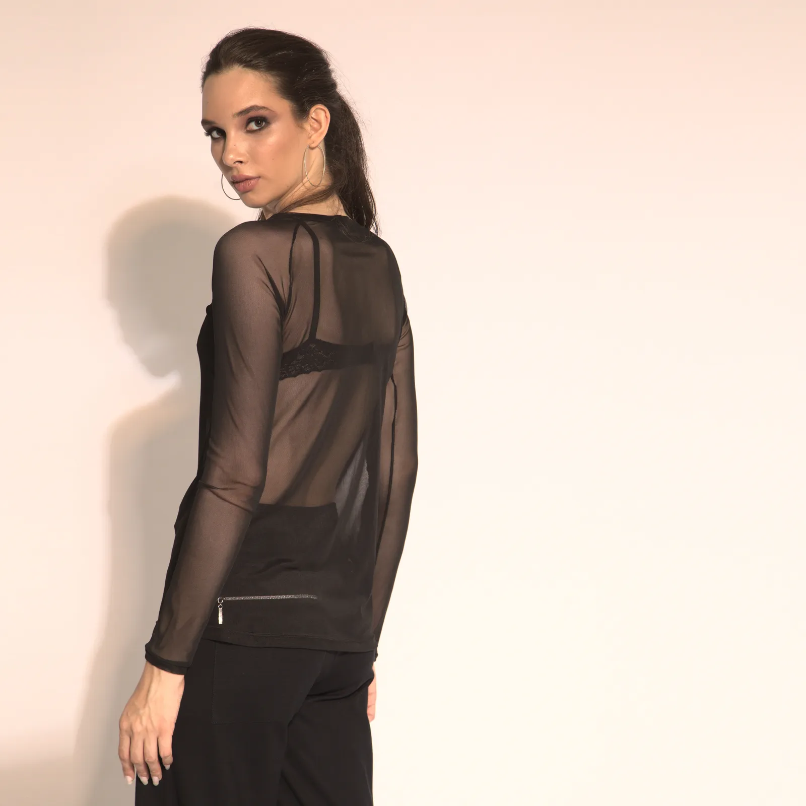 Top segunda pele (tule) essential